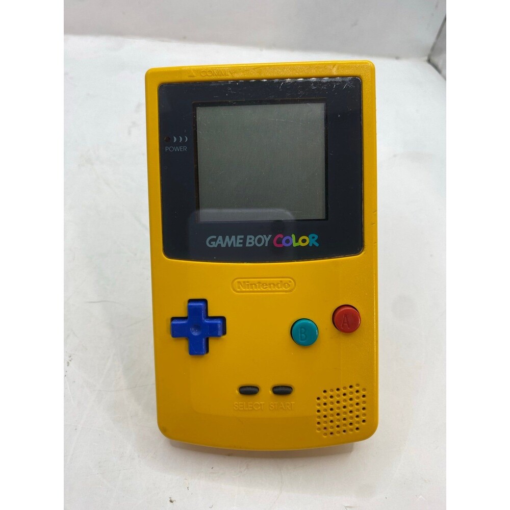 Nintendo GameBoy Color Dandelion Yellow GBC Handheld Console CGB-001 Tested